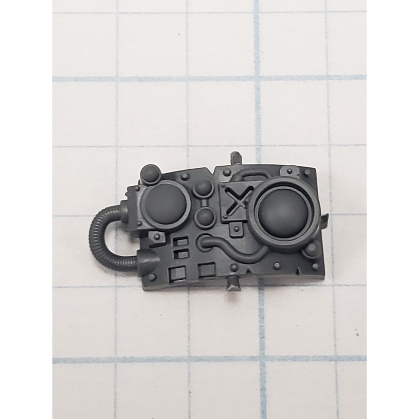 40k Ork Bits Deff Dread Front Armor w Optics #64