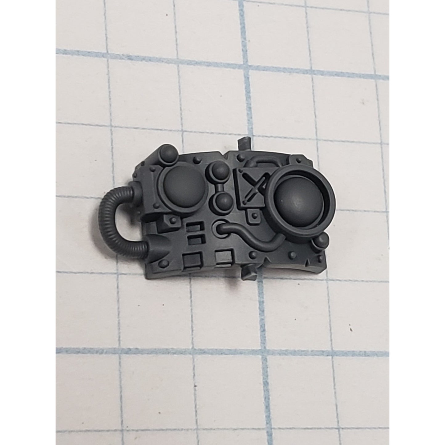 40k Ork Bits Deff Dread Front Armor w Optics #64