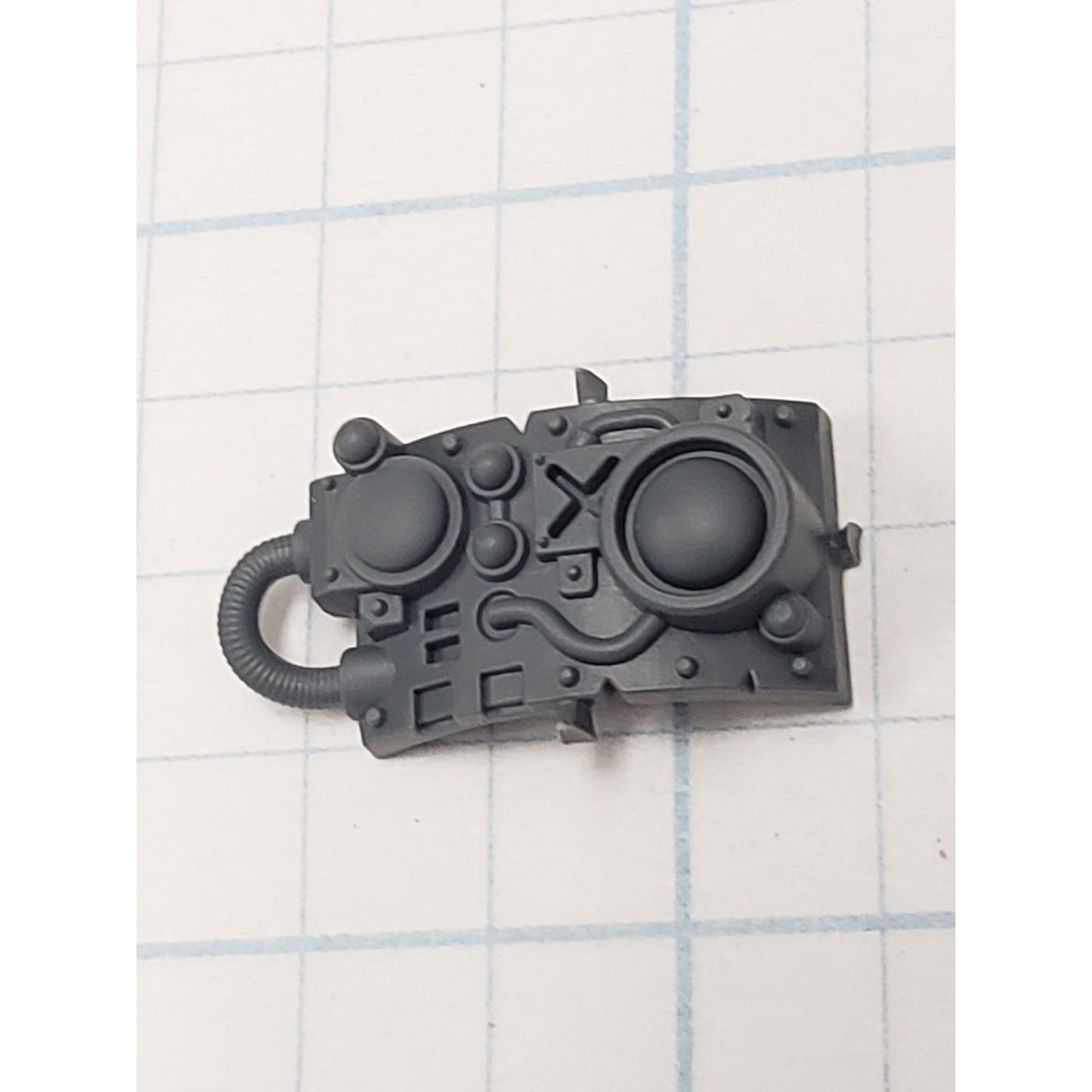 40k Ork Bits Deff Dread Front Armor w Optics #64