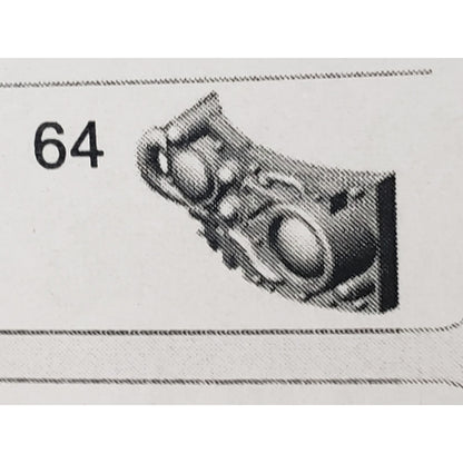 40k Ork Bits Deff Dread Front Armor w Optics #64