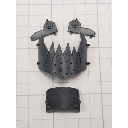 40k Ork Bits Deff Dread Front Jaw Armor w Plate #59