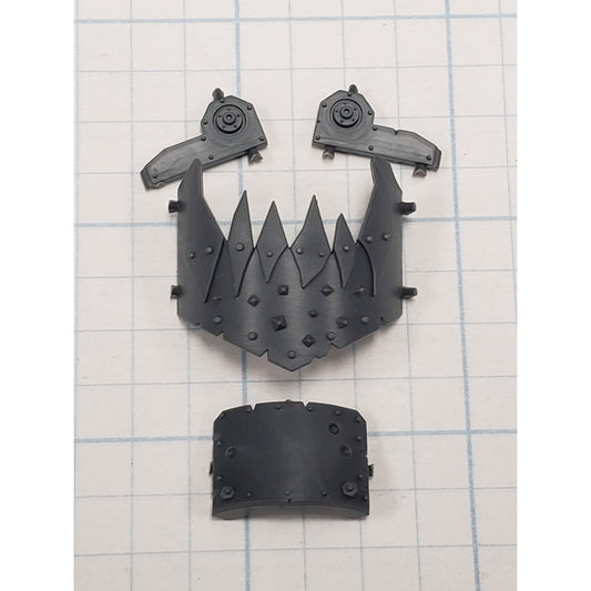 40k Ork Bits Deff Dread Front Jaw Armor w Plate #59
