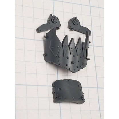40k Ork Bits Deff Dread Front Jaw Armor w Plate #59