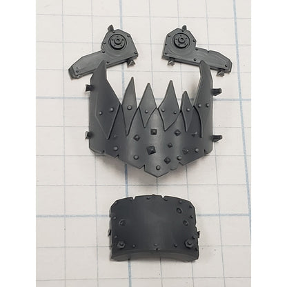 40k Ork Bits Deff Dread Front Jaw Armor w Plate #59
