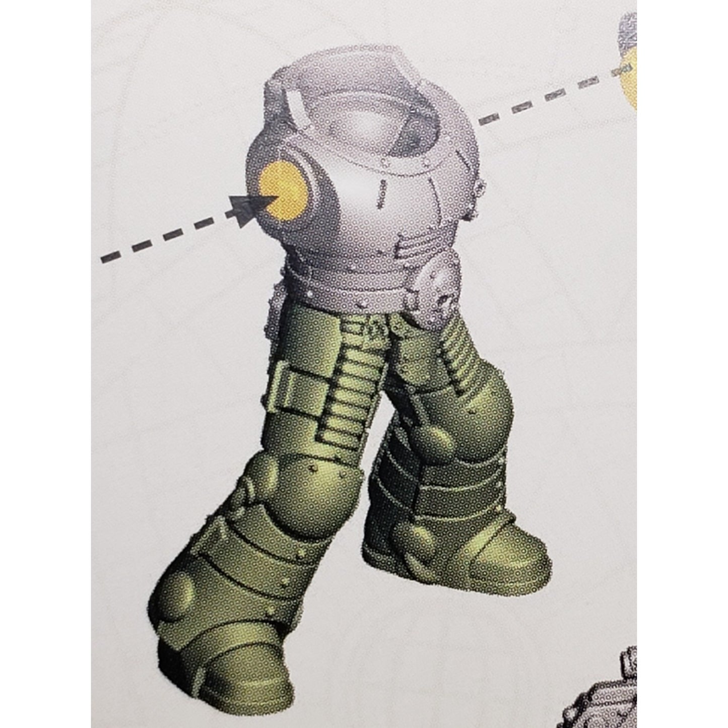 30k Space Marine Bits Legionnaire Mark II Crusade Armor Body Legs #01