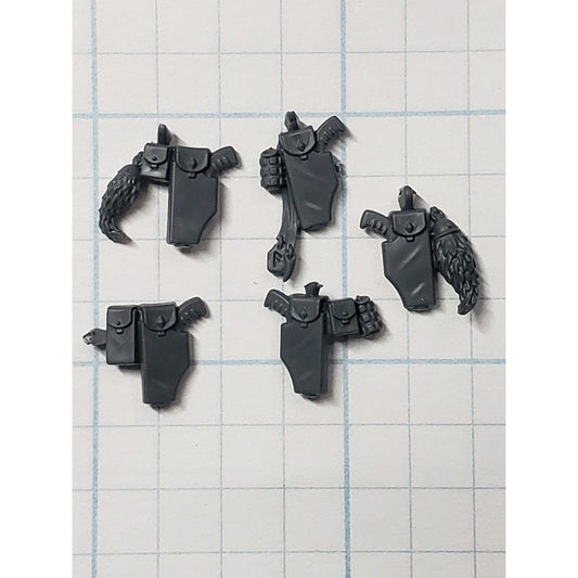 40k Space Wolves Bits Grey Hunters Holsters Grenades Wolf Tails x5 WT5