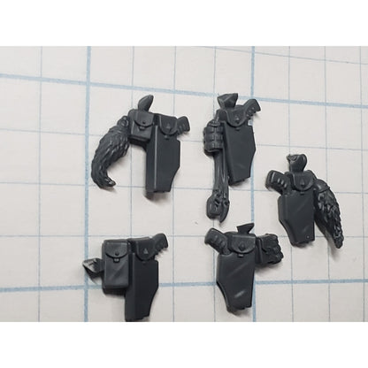 40k Space Wolves Bits Grey Hunters Holsters Grenades Wolf Tails x5 WT5