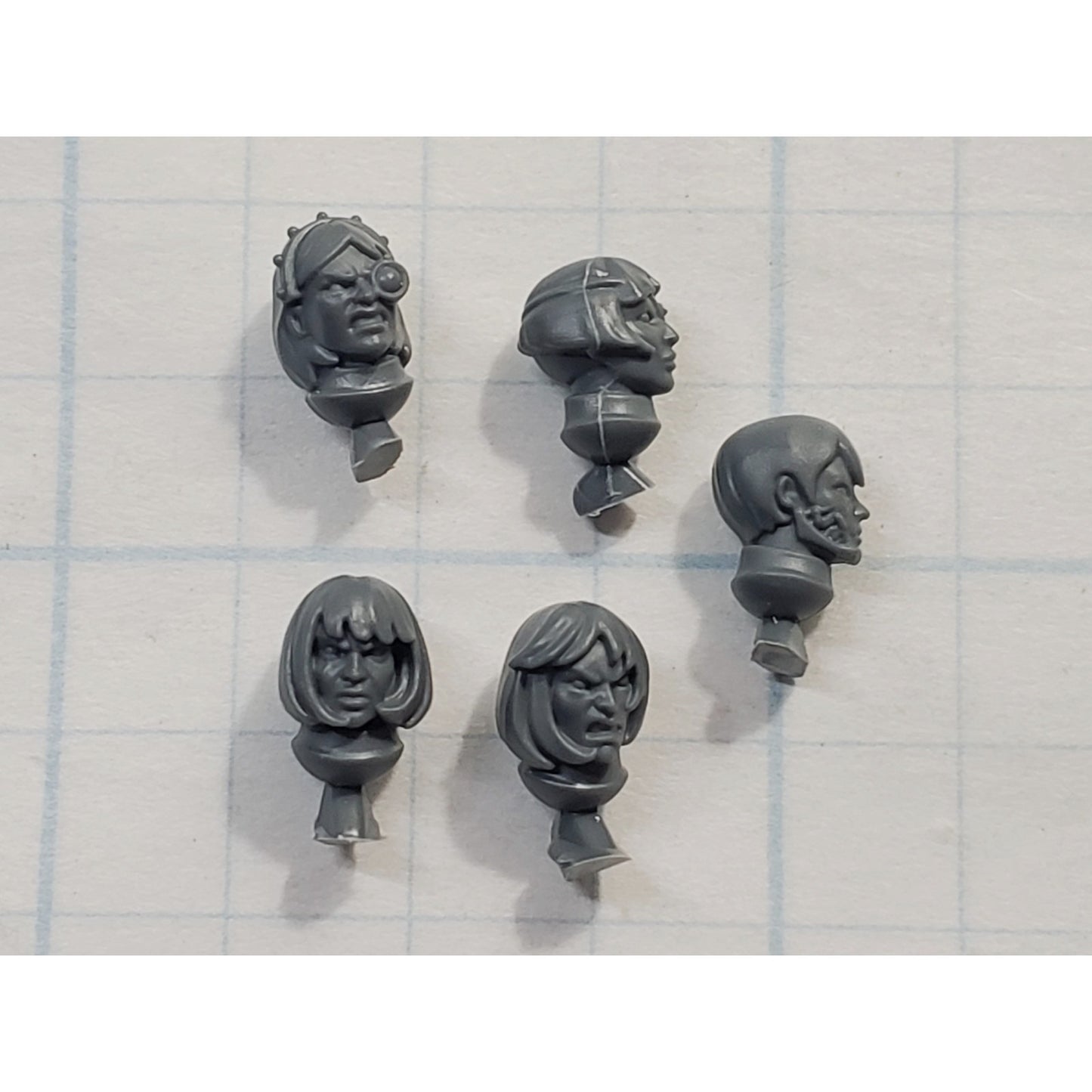 40K Adeptus Sororitas Bits Battle Sister Squad Bare Female Head x5 B152