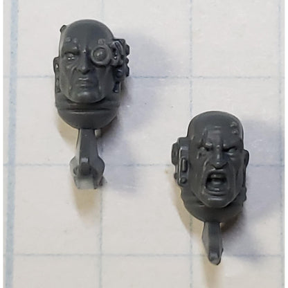 40K Space Marine Bits Primaris Intercessor Veteran Bare Heads #03