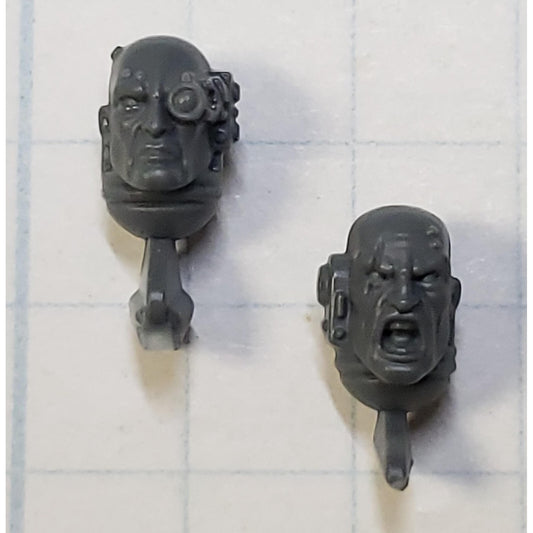 40K Space Marine Bits Primaris Intercessor Veteran Bare Heads #03