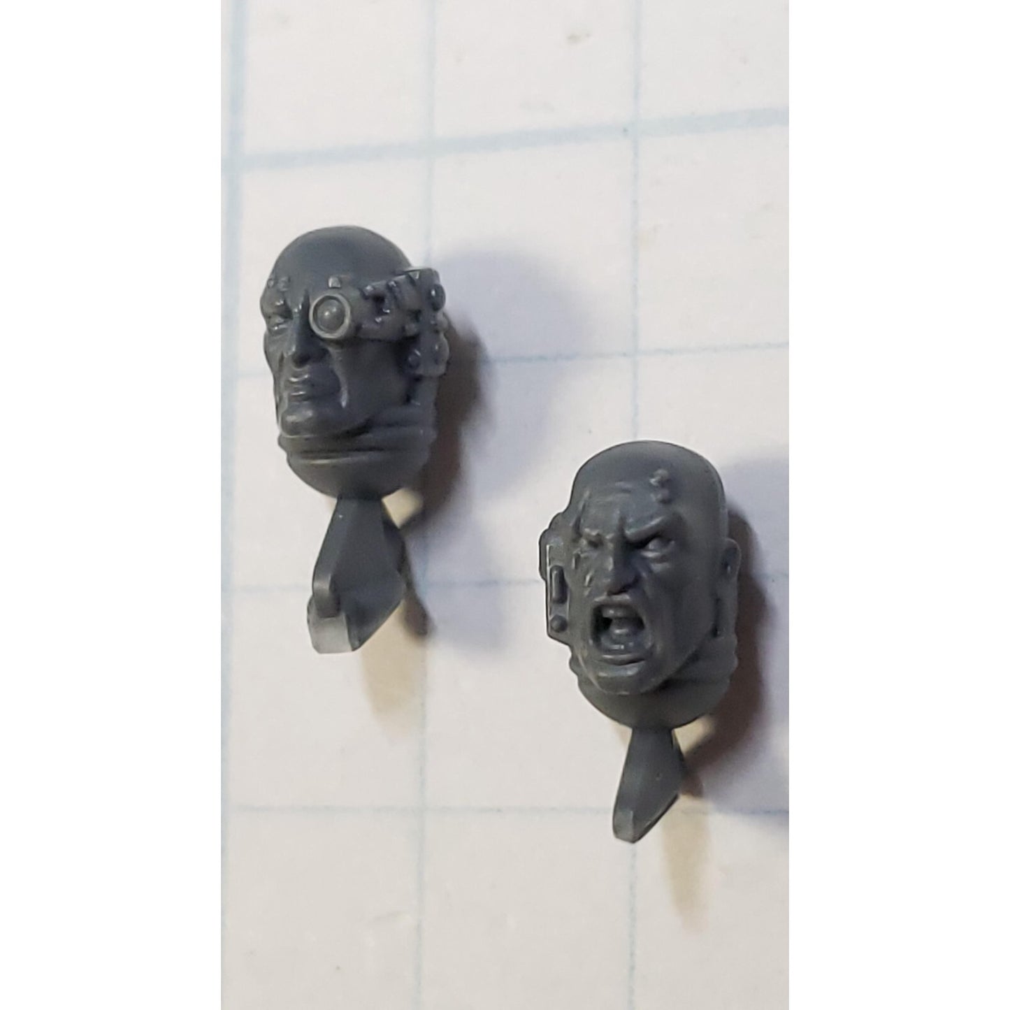 40K Space Marine Bits Primaris Intercessor Veteran Bare Heads #03