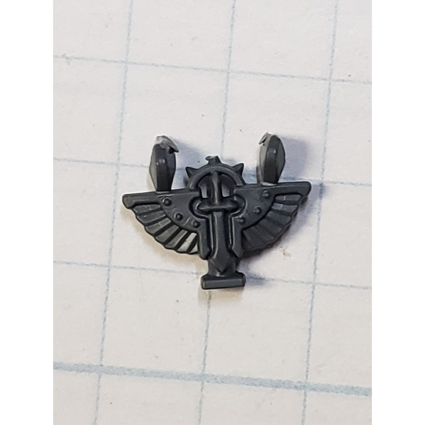 40k Dark Angels Bits Upgrade Commander Winged Sword Iron Halo Back Icon #50