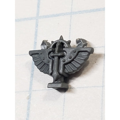 40k Dark Angels Bits Upgrade Commander Winged Sword Iron Halo Back Icon #50