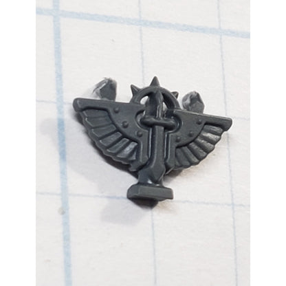 40k Dark Angels Bits Upgrade Commander Winged Sword Iron Halo Back Icon #50