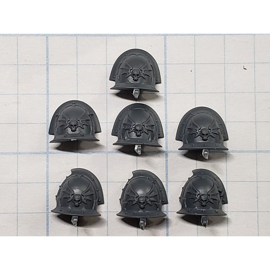 40k Night Lords Bits Nemesis Claws Kill Team Shoulder Pads x7 Set B46