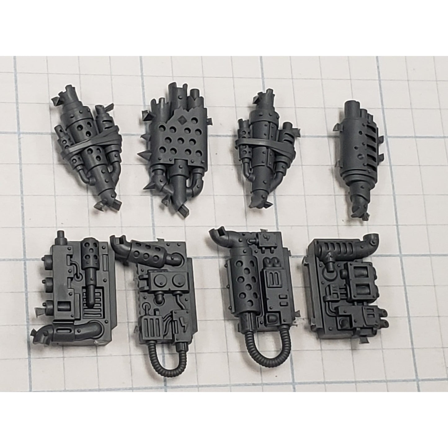 40k Ork Bits Deff Dread Rear Engine Power Plant W Exhaust Stacks #38