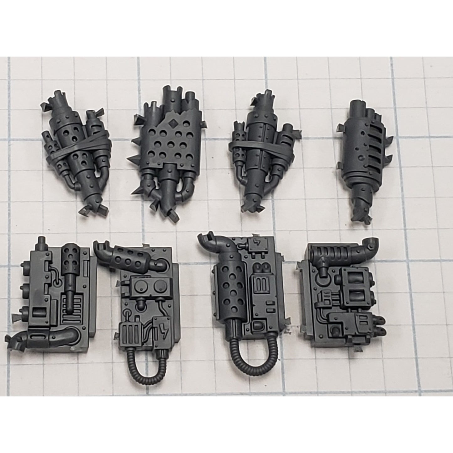 40k Ork Bits Deff Dread Rear Engine Power Plant W Exhaust Stacks #38