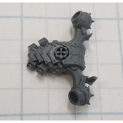 40K Chaos Space Marine Bits Legionary Backpack w Cog #131