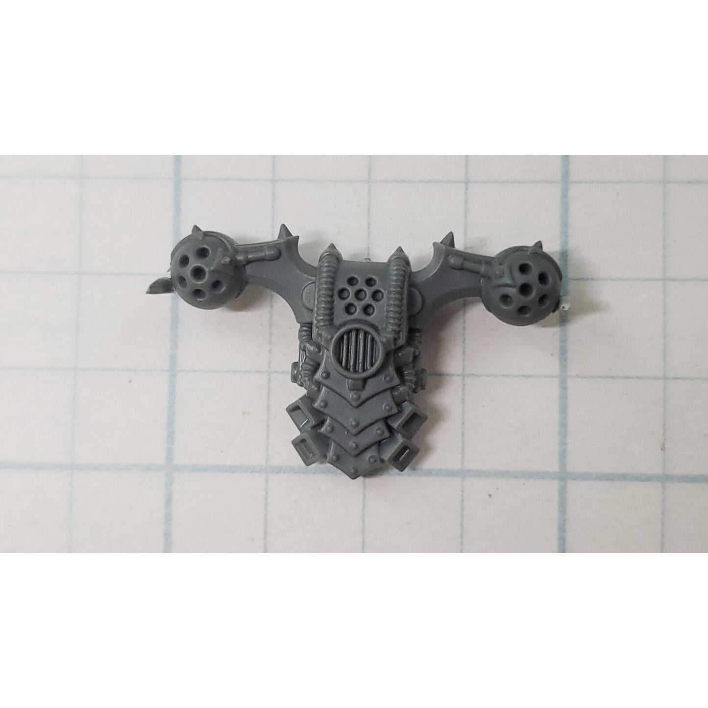 40K Chaos Space Marine Bits Legionary Backpack w Vent #138