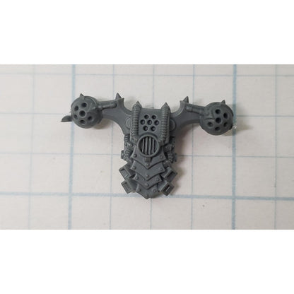 40K Chaos Space Marine Bits Legionary Backpack w Vent #138