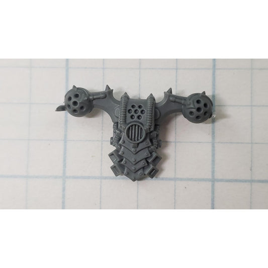 40K Chaos Space Marine Bits Legionary Backpack w Vent #138