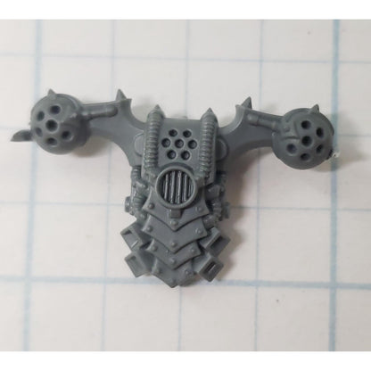 40K Chaos Space Marine Bits Legionary Backpack w Vent #138