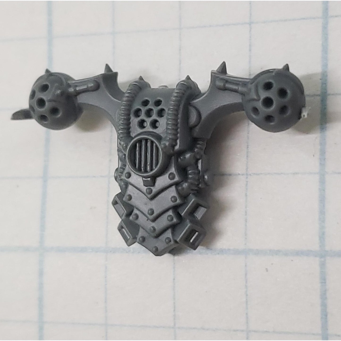 40K Chaos Space Marine Bits Legionary Backpack w Vent #138