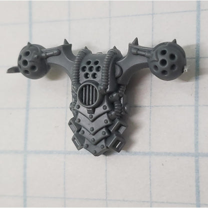 40K Chaos Space Marine Bits Legionary Backpack w Vent #138