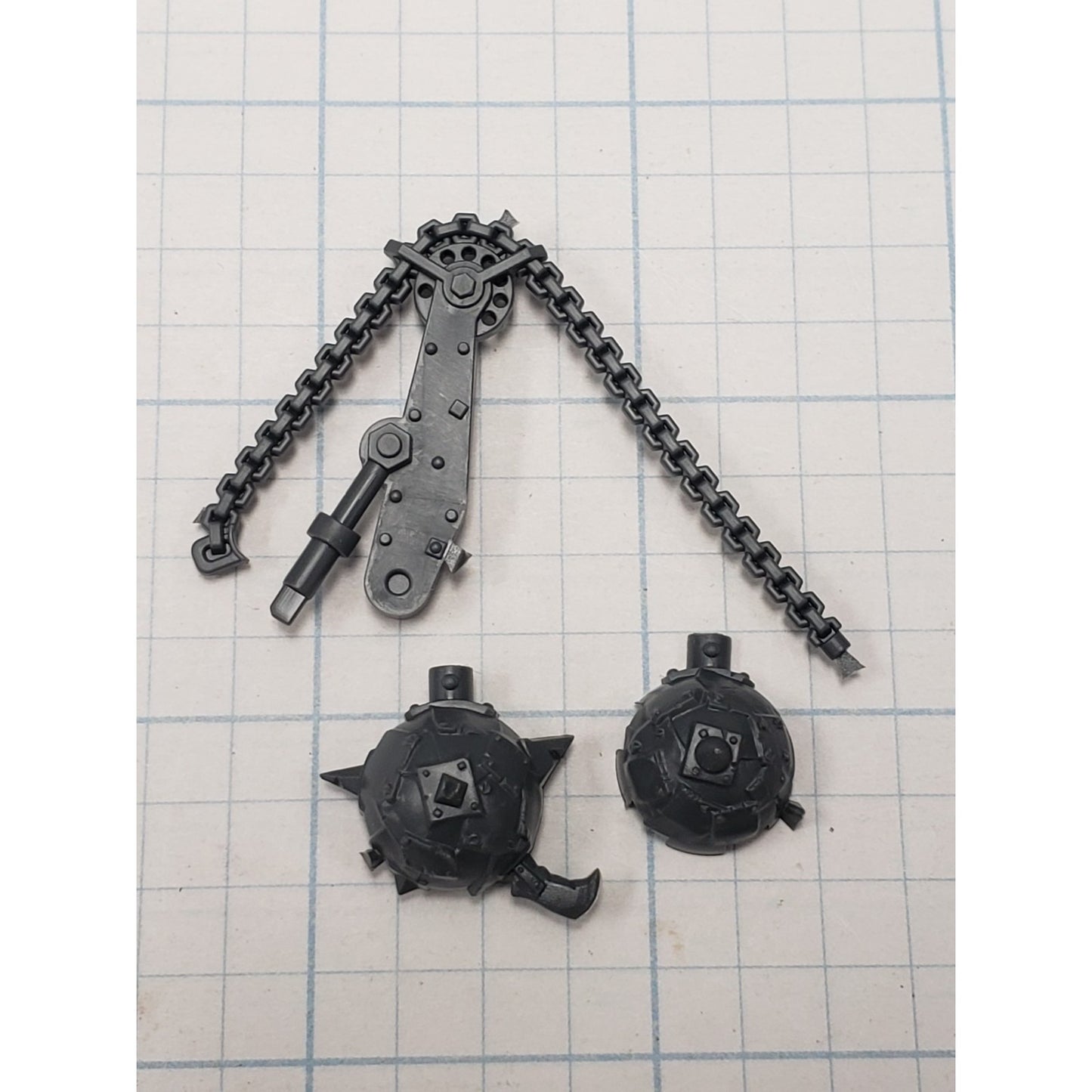 40k Ork Bits Trukk Wreckin Ball w Chain Set WBL