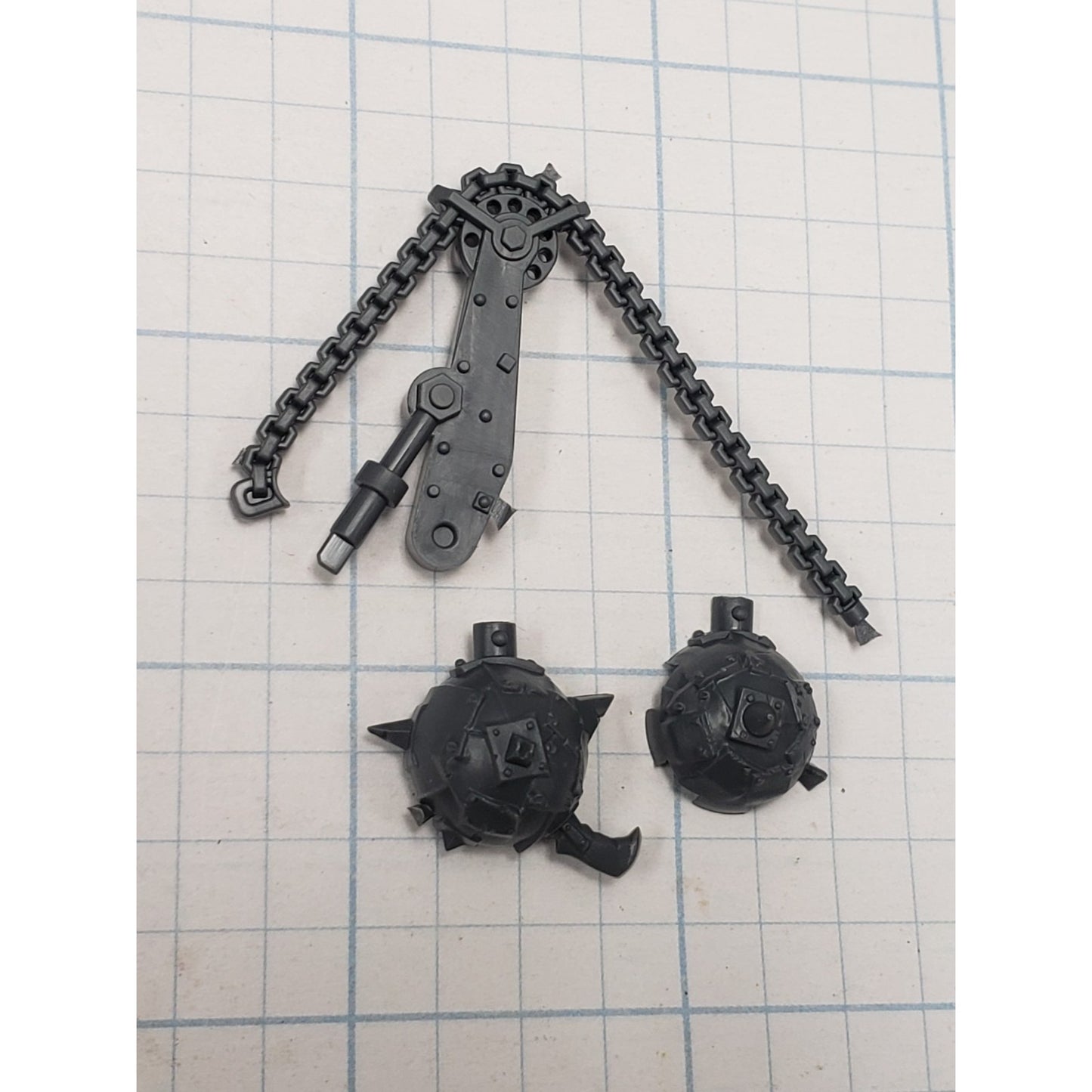 40k Ork Bits Trukk Wreckin Ball w Chain Set WBL