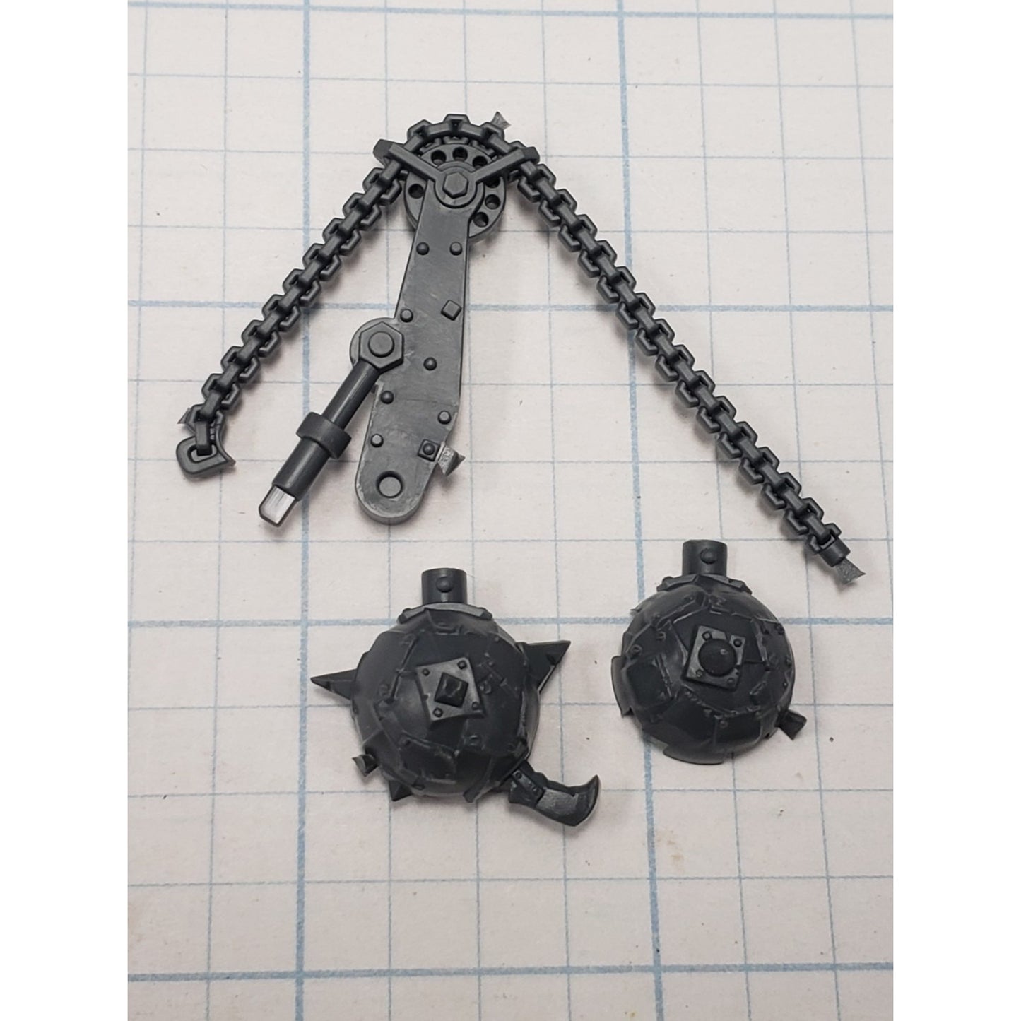 40k Ork Bits Trukk Wreckin Ball w Chain Set WBL