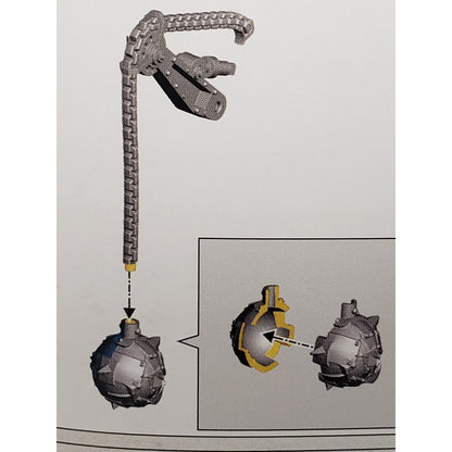 40k Ork Bits Trukk Wreckin Ball w Chain Set WBL