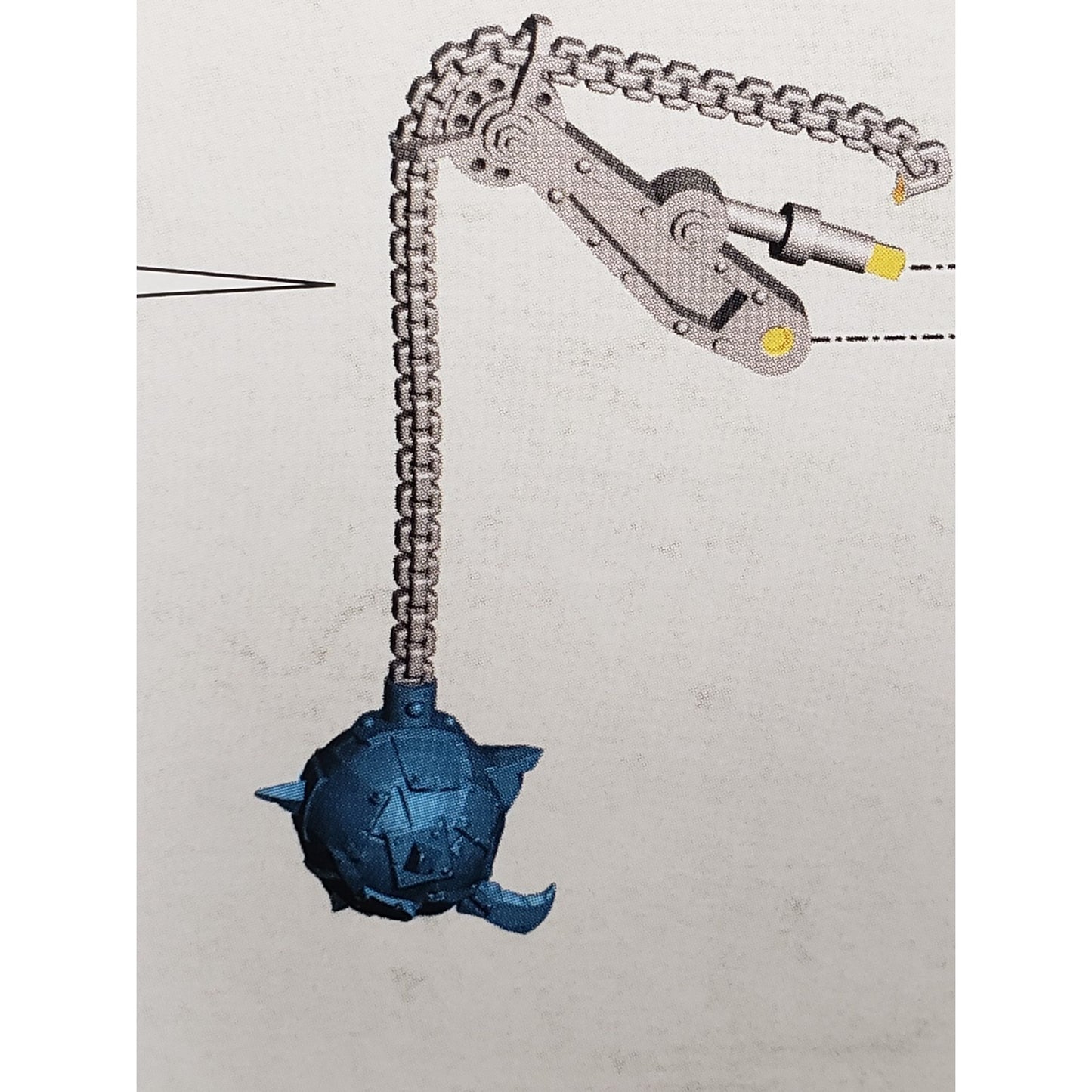 40k Ork Bits Trukk Wreckin Ball w Chain Set WBL