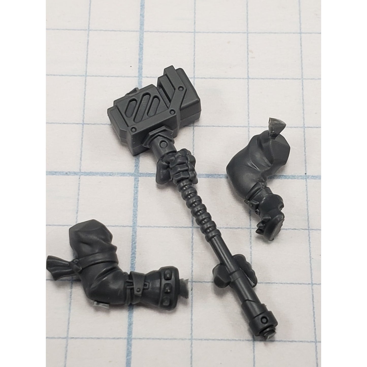 Necromunda Bits Orlock Weapon Upgrade Hammer w Arms #27