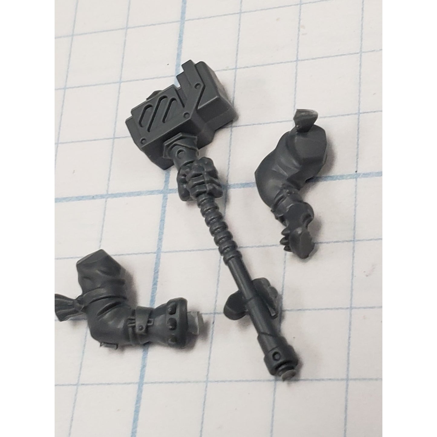 Necromunda Bits Orlock Weapon Upgrade Hammer w Arms #27