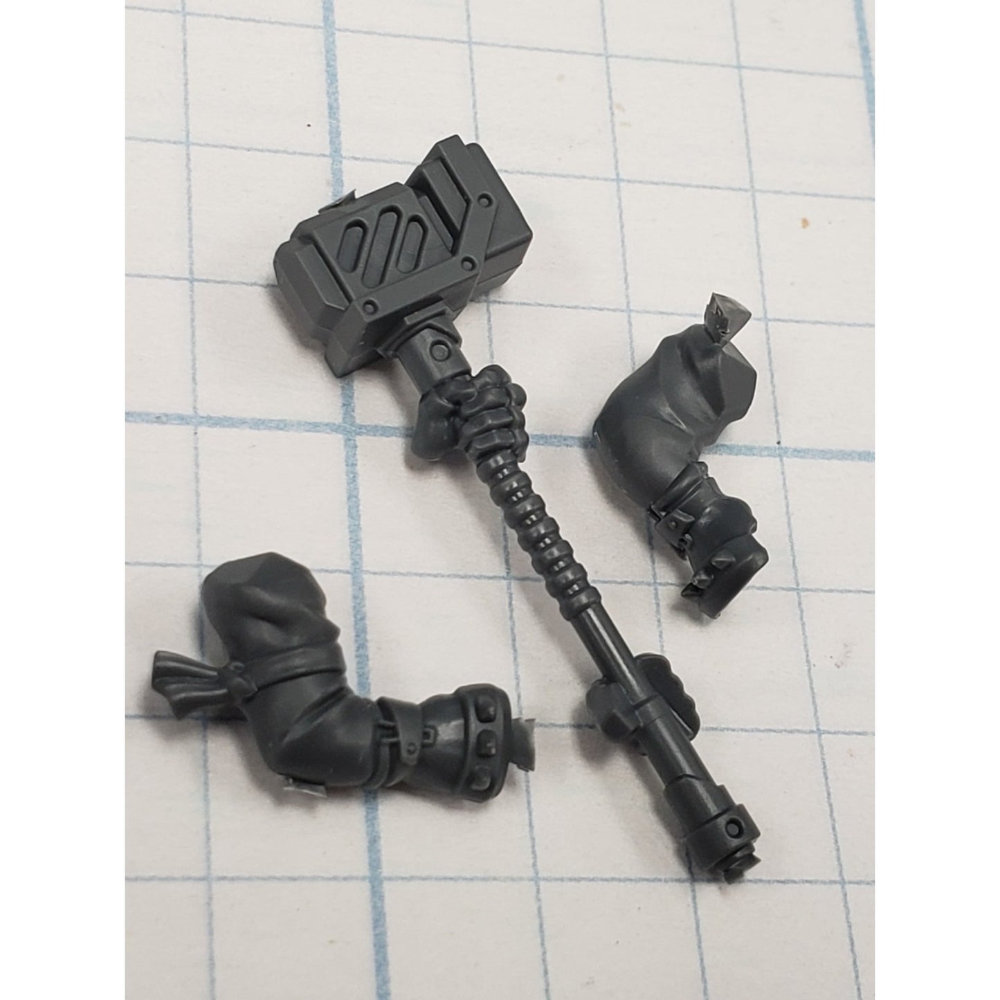 Necromunda Bits Orlock Weapon Upgrade Hammer w Arms #27