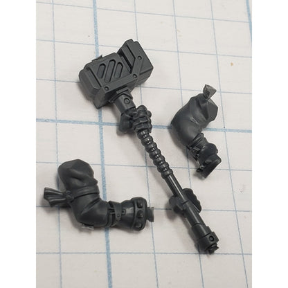 Necromunda Bits Orlock Weapon Upgrade Hammer w Arms #27