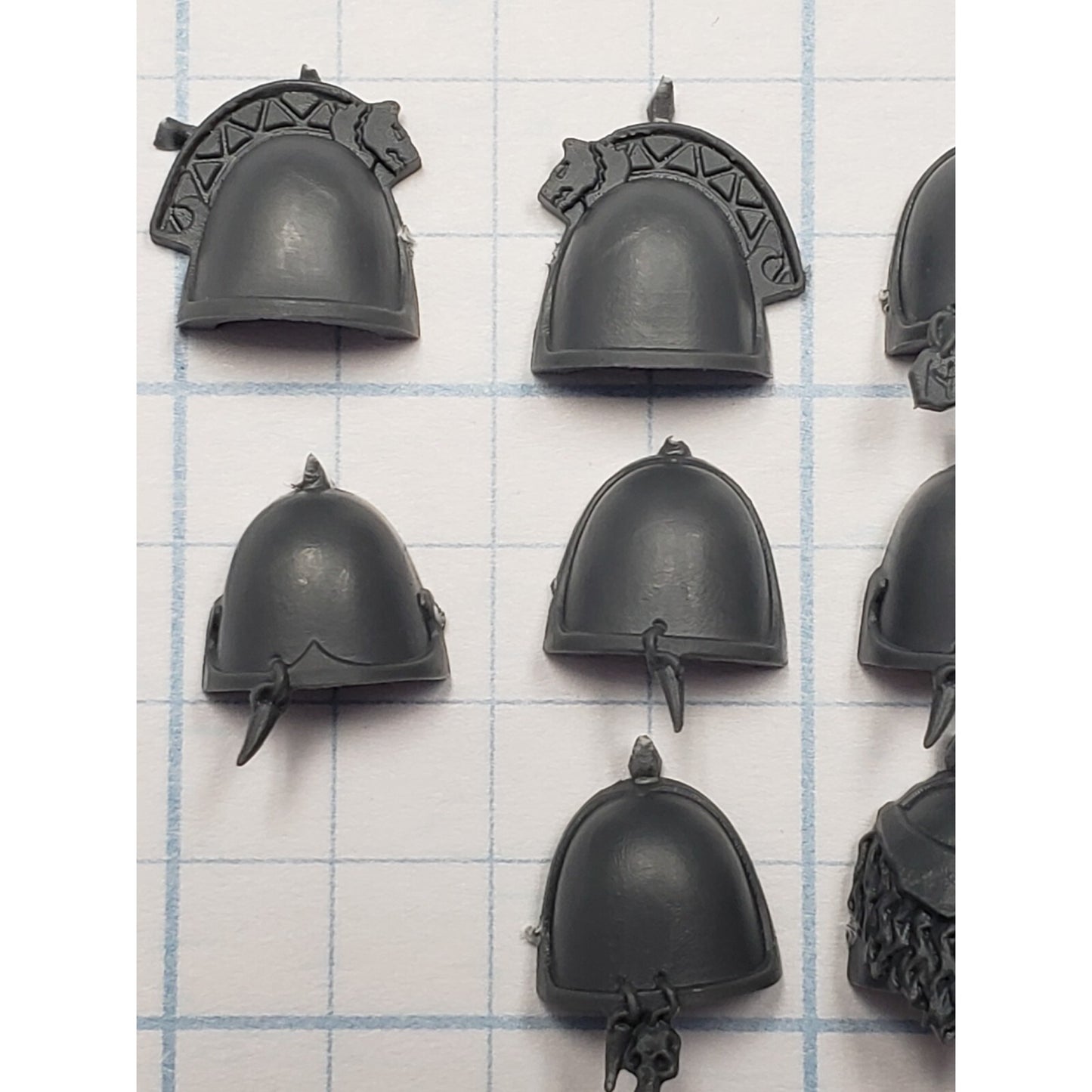 40k Space Wolves Bits Wolf Pack Grey Hunter & Blood Claws Shoulder Pad x10 Set