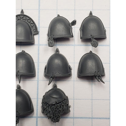 40k Space Wolves Bits Wolf Pack Grey Hunter & Blood Claws Shoulder Pad x10 Set