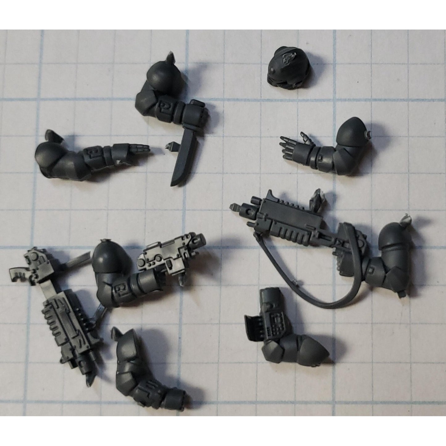40K Space Marine Bits Primaris Intercessor Command Arms Set