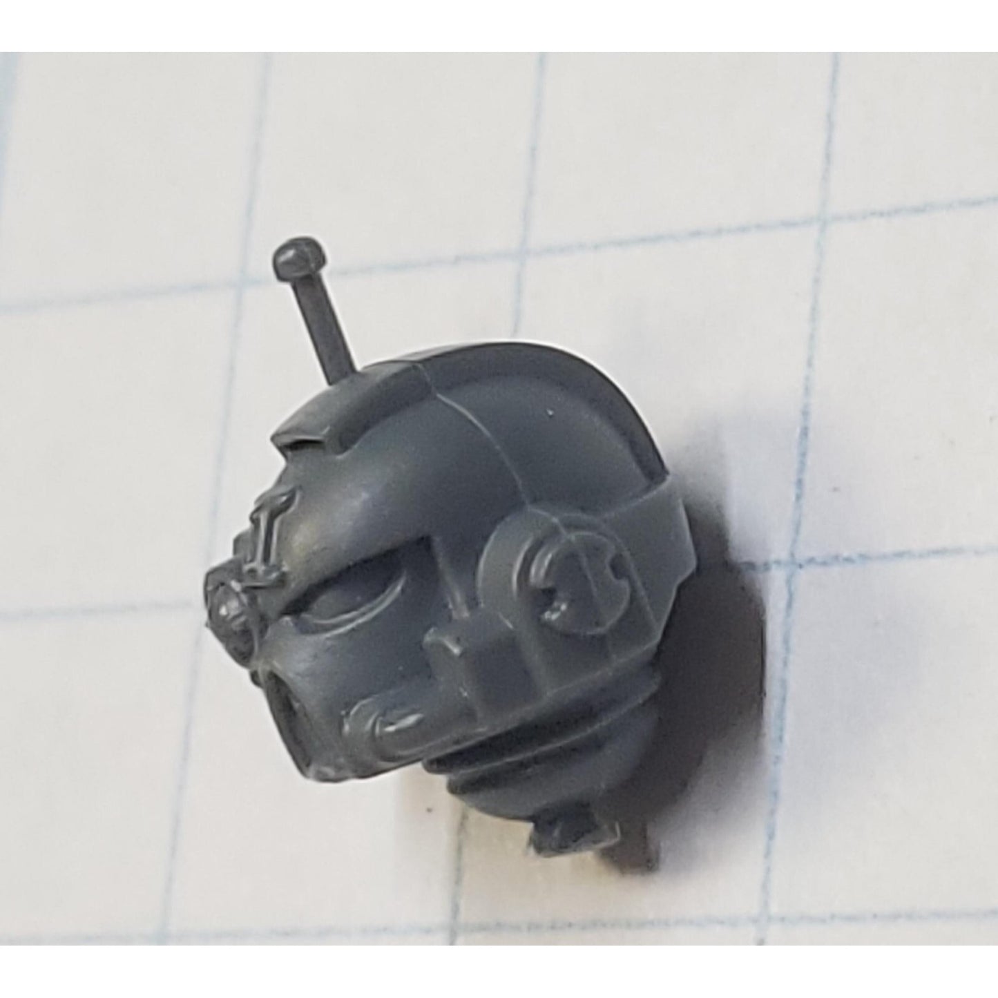 40k Deathwatch Bits Upgrade Targeter Helmet Head w Antenna #05