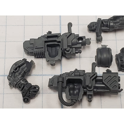 Necromunda Bits Orlock Weapon Upgrade Heavy Bolter Flamer Kit