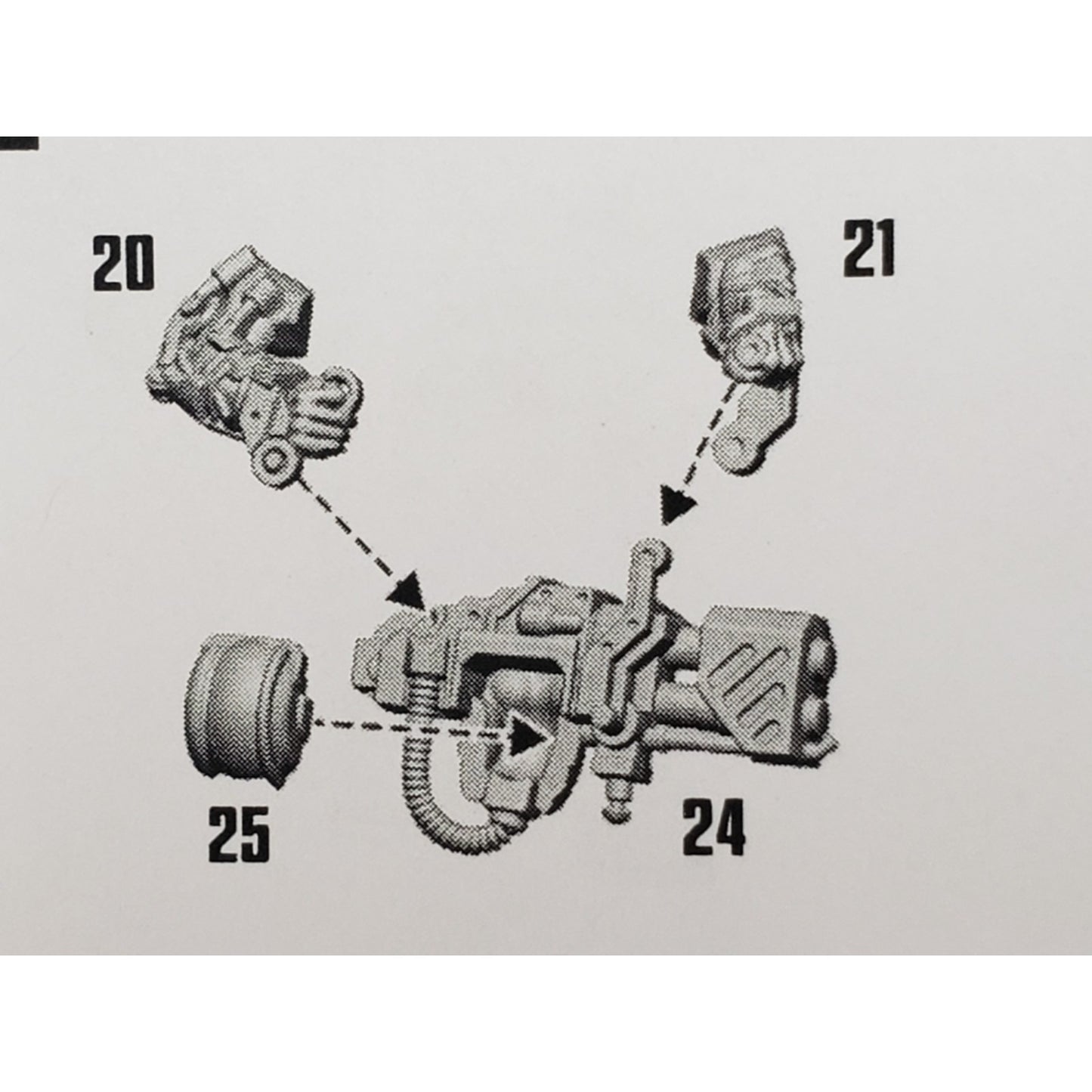 Necromunda Bits Orlock Weapon Upgrade Heavy Bolter Flamer Kit