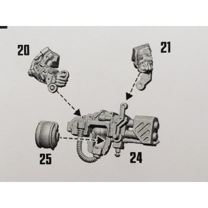 Necromunda Bits Orlock Weapon Upgrade Heavy Bolter Flamer Kit