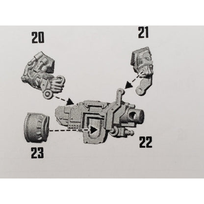 Necromunda Bits Orlock Weapon Upgrade Heavy Bolter Flamer Kit