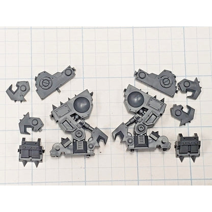 40k Ork Bits Deff Dread Armored Legs Set #14