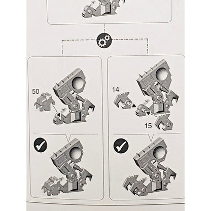 40k Ork Bits Deff Dread Armored Legs Set #14