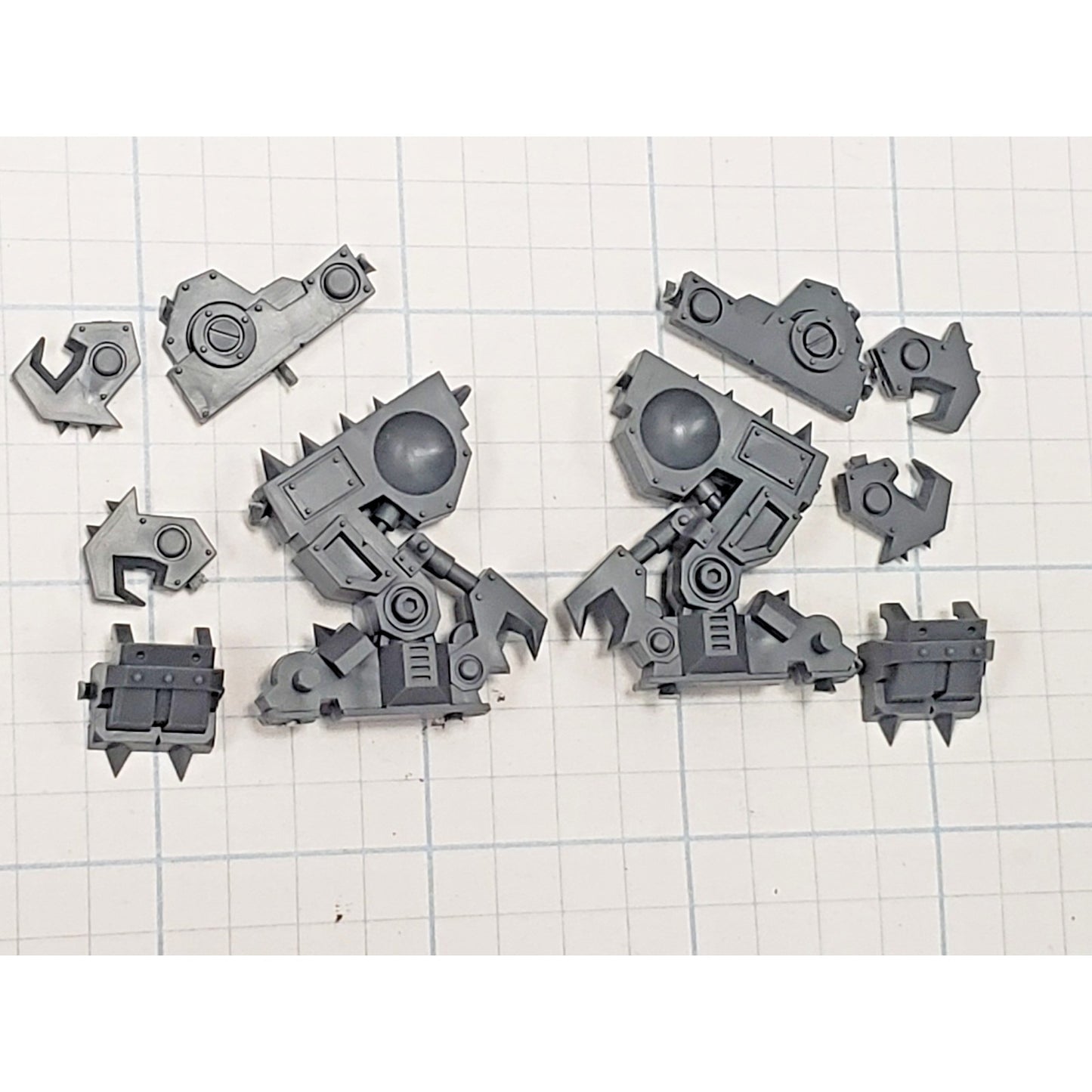 40k Ork Bits Deff Dread Armored Legs Set #14