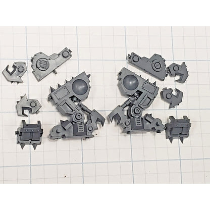 40k Ork Bits Deff Dread Armored Legs Set #14