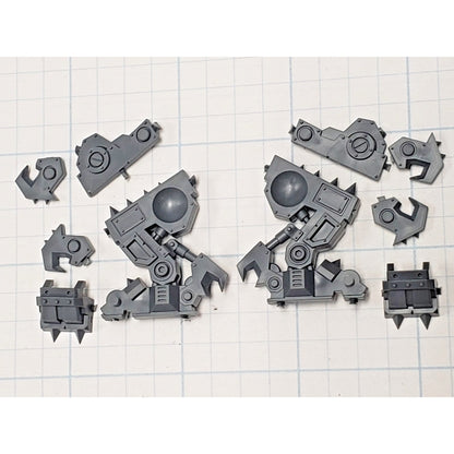 40k Ork Bits Deff Dread Armored Legs Set #14
